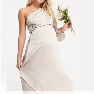 Maternity Satin Dress
